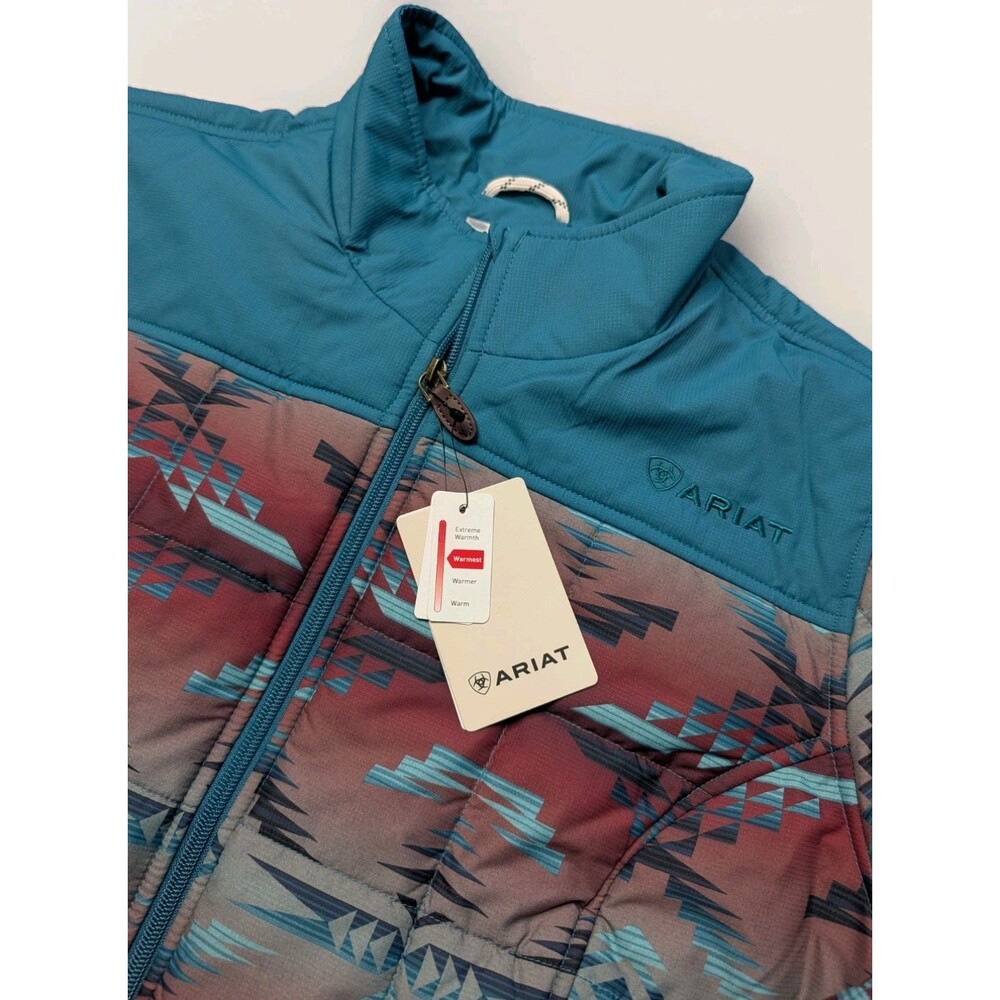 Ariat Crius Insulated Jacket Size 1X Inez Blanket Puffer Aztec Print NWT